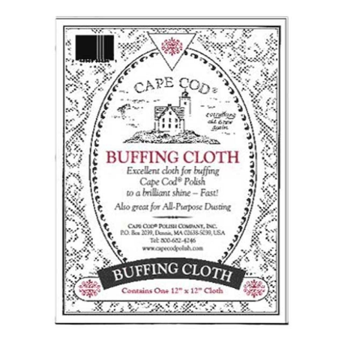 Cape Cod 12×12 in Buffing Cloth Excellent for Buffing Polish to Brilliant Shine