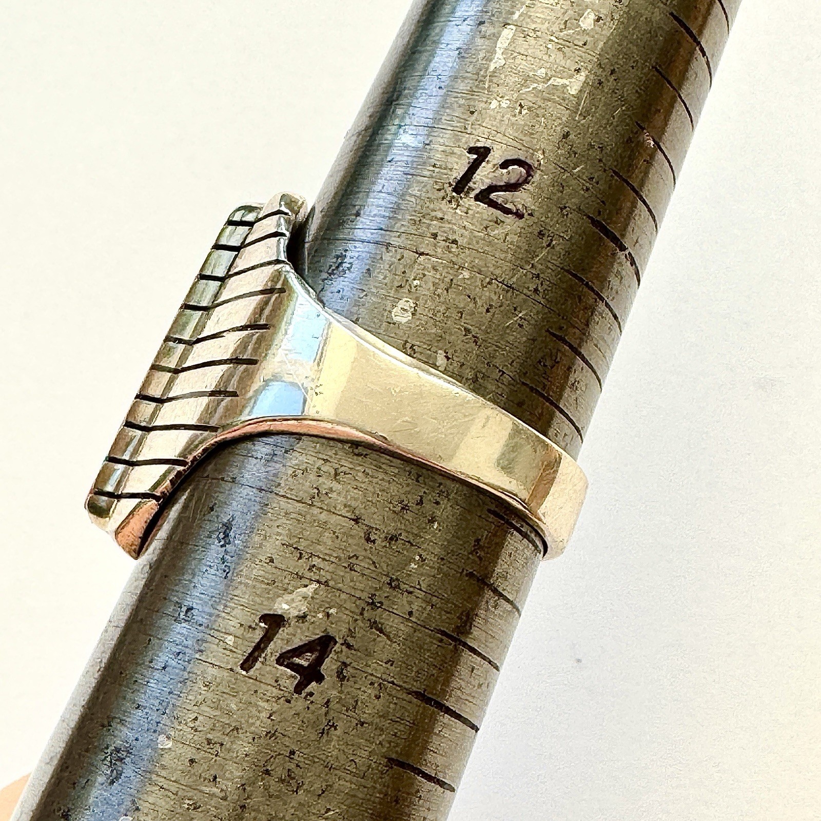 Turquoise Multi Stone Inlay Mens Ring Sz 13 Navajo Sterling Signed T Jack 22mm