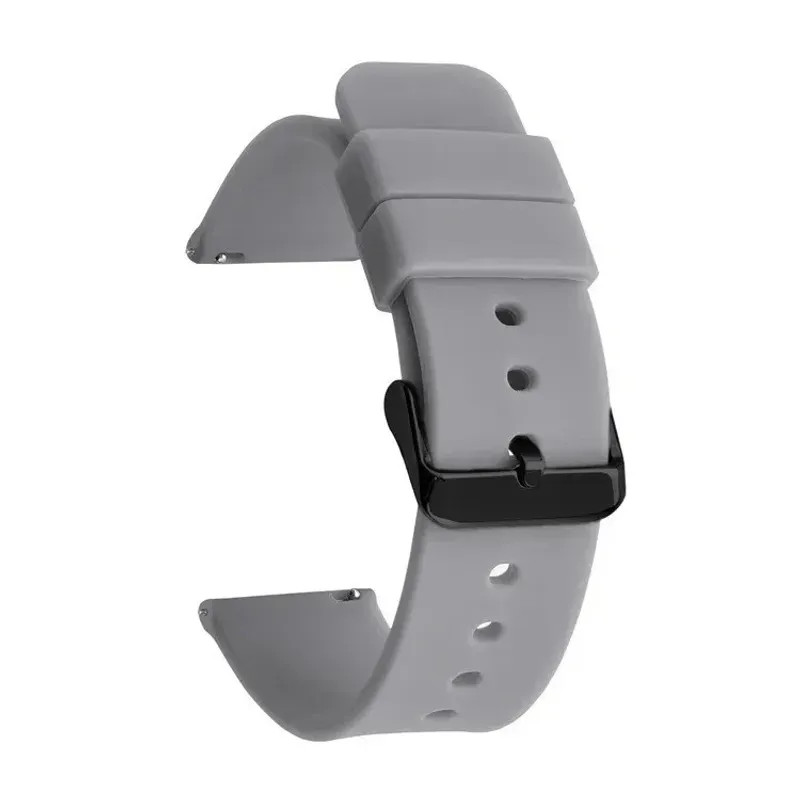 Silicone Watch Strap 14mm 16 18 19 20mm 21 22mm 24mm Waterproof Soft Rubber Band