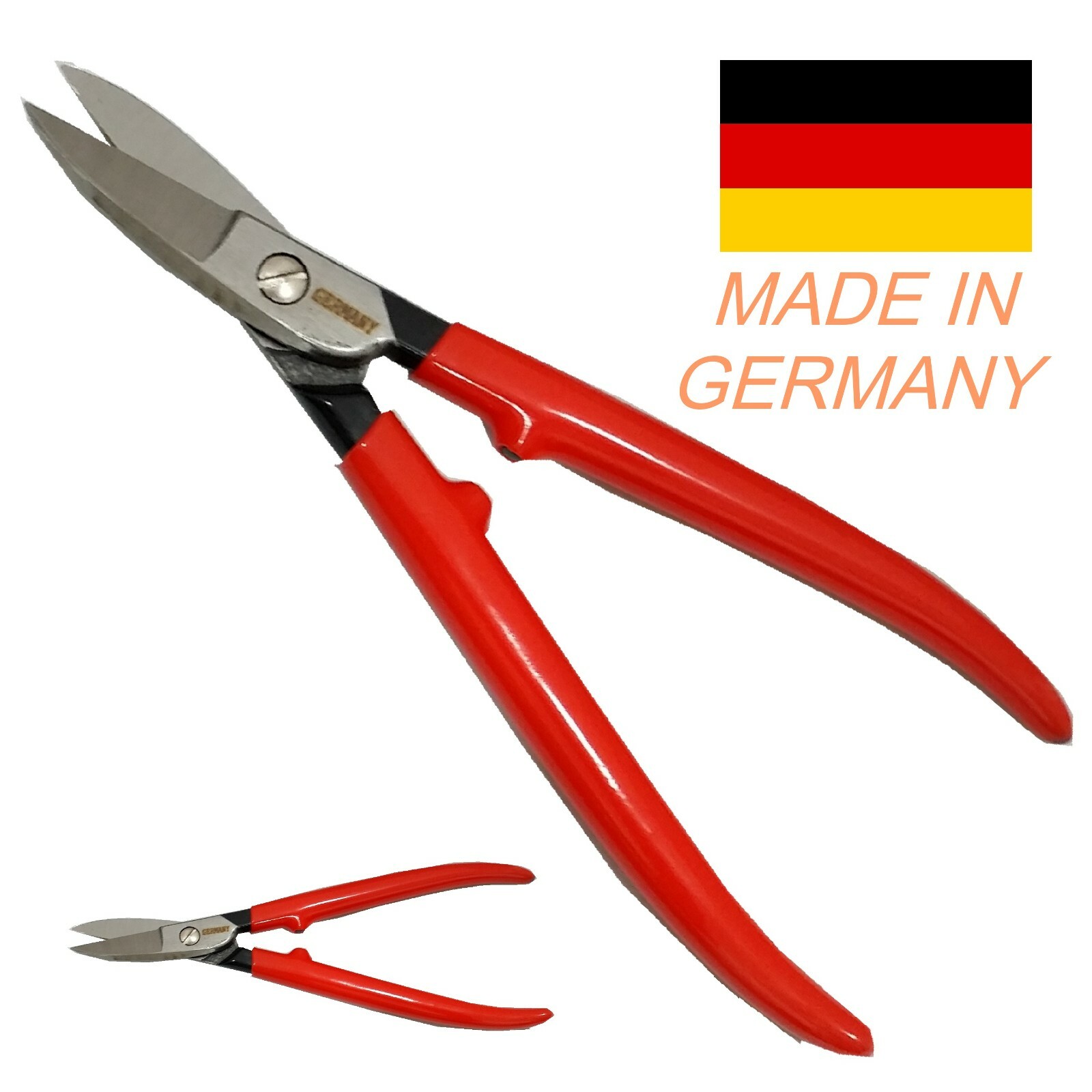 PREMIUM Jewelers Shear Straight 7″ Steel Germany Plier Cutter Snip Sheet Cutting