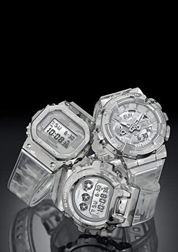 New Casio Wristwatch G Shock Skeleton Camouflage Series GM 5600SCM 1JF Men s