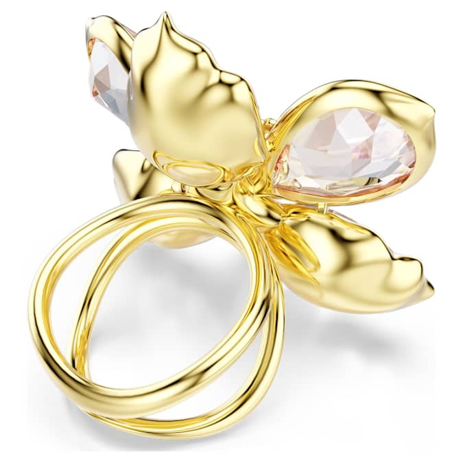 Swarovski Idyllia Ring Mixed cutting set with gemstones flowers Size: US 8