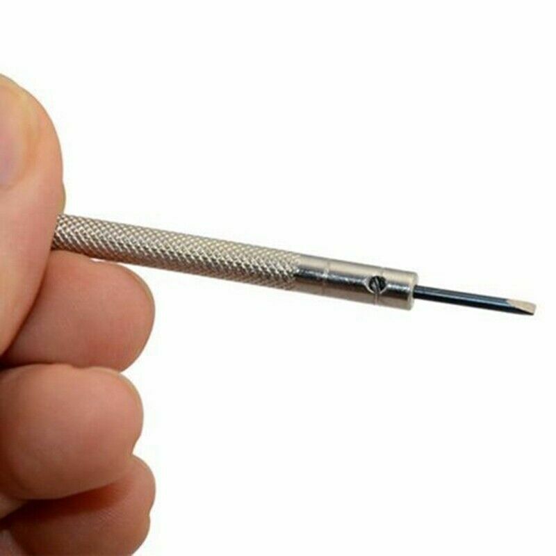 New 0.6Mm-2.0Mm 13PCS Watchmakers Screwdrivers Set Watch Glasses Flat Blade As