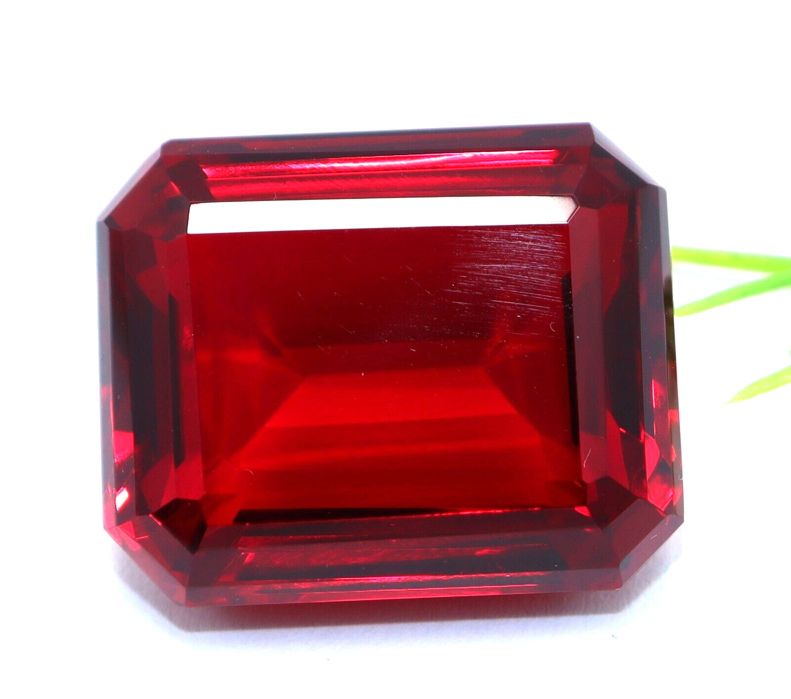 2000 Ct Natural Red Topaz Rare Brazilian Emerald Cut Certified Loose Gemstone