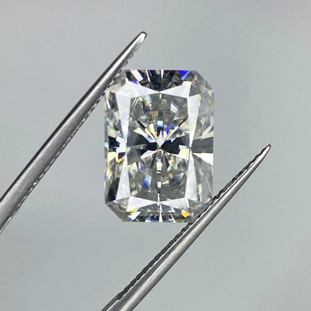 GRA Certified Loose Moissanite Radiant Cut Stones D VVS1 All Sizes