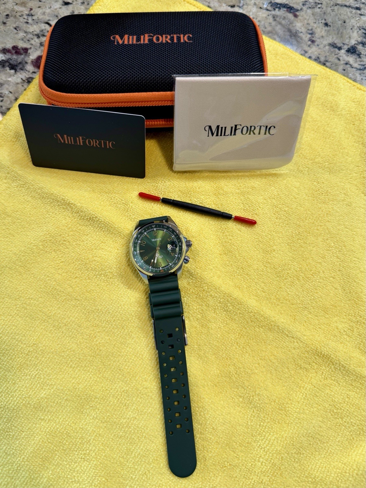 Milifortic S089 39.5mm ST2130 Compass Bezel Fkm Sapphire-NEW