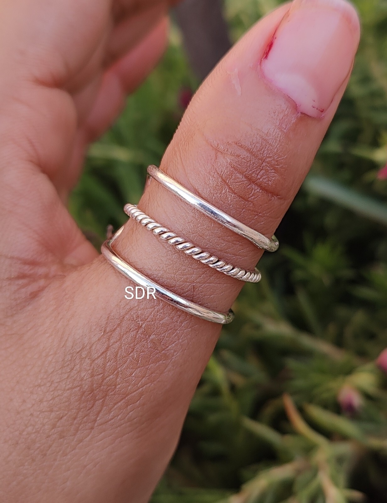 Adjustable Ring 925 Sterling silver Band& Statement Ring Handmade Ring All Size