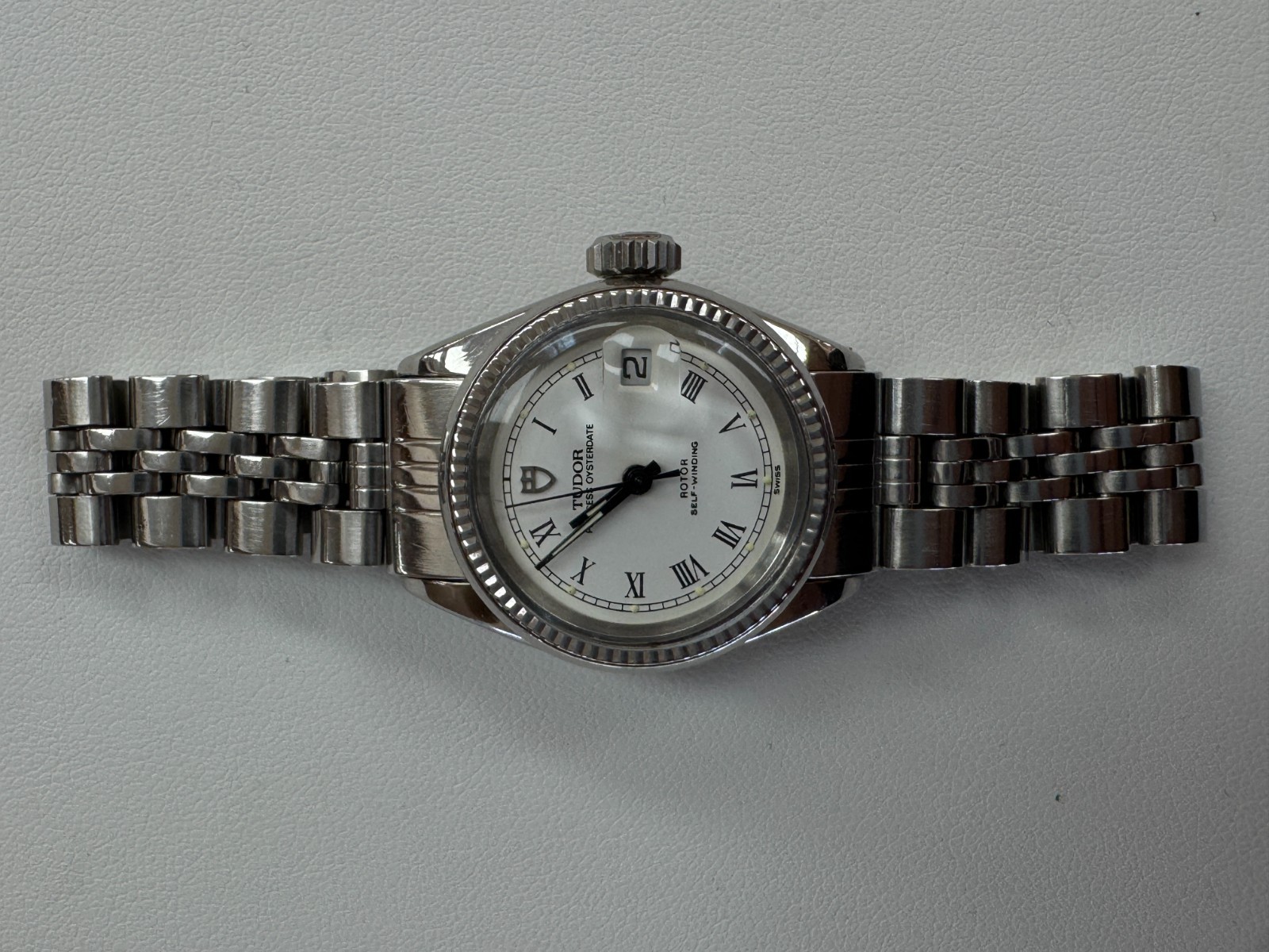 Tudor Rolex Princess OysterDate Rotor Self-Winding Watch Mint Condition