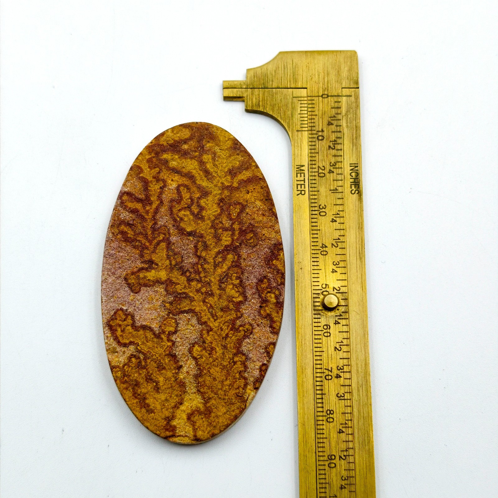 AAA Grade Psilomelane Dendrite Flat Back Cabochon 78x45mm Oval Wire Wrap Jewelry