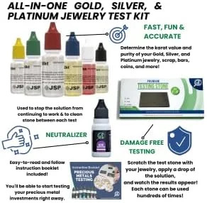 Purity Testing Kit for Diamonds Gemstones Moissanites Gold Silver and Platinum J