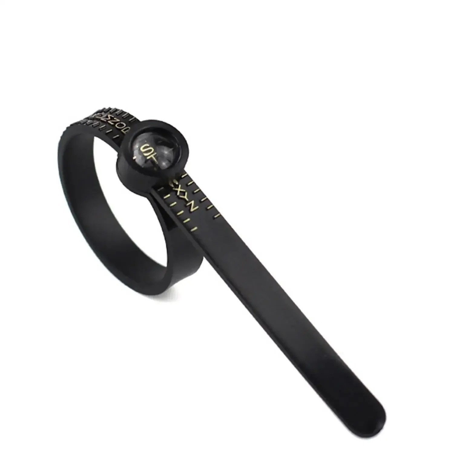 Ring Sizer with Magnifier – US/UK/EU/HK Jewelry Measuring Ruler for Finger