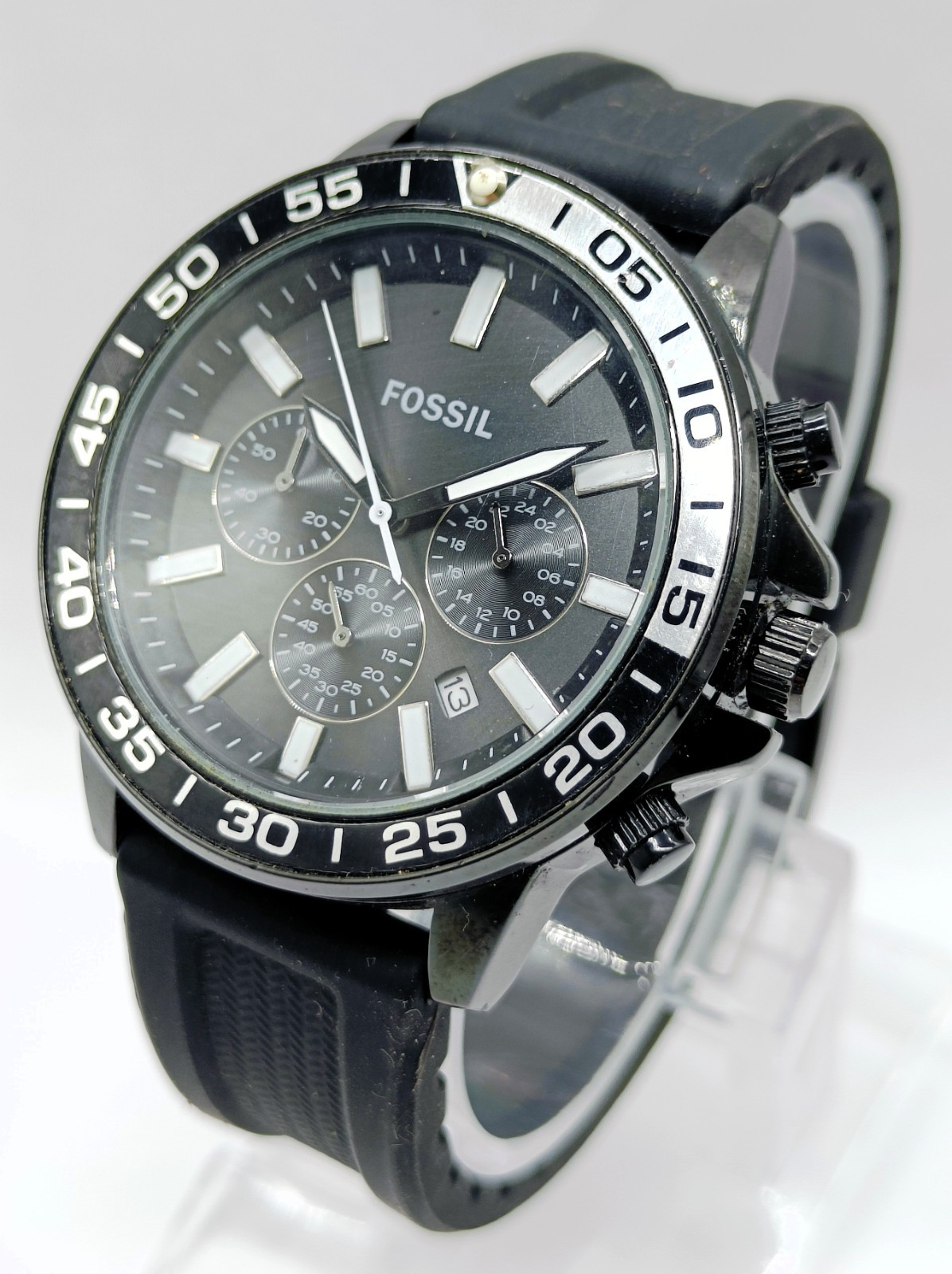 Fabulous Fossil Date Indicator Chronograph Quartz Analog Men’s Wrist Watch