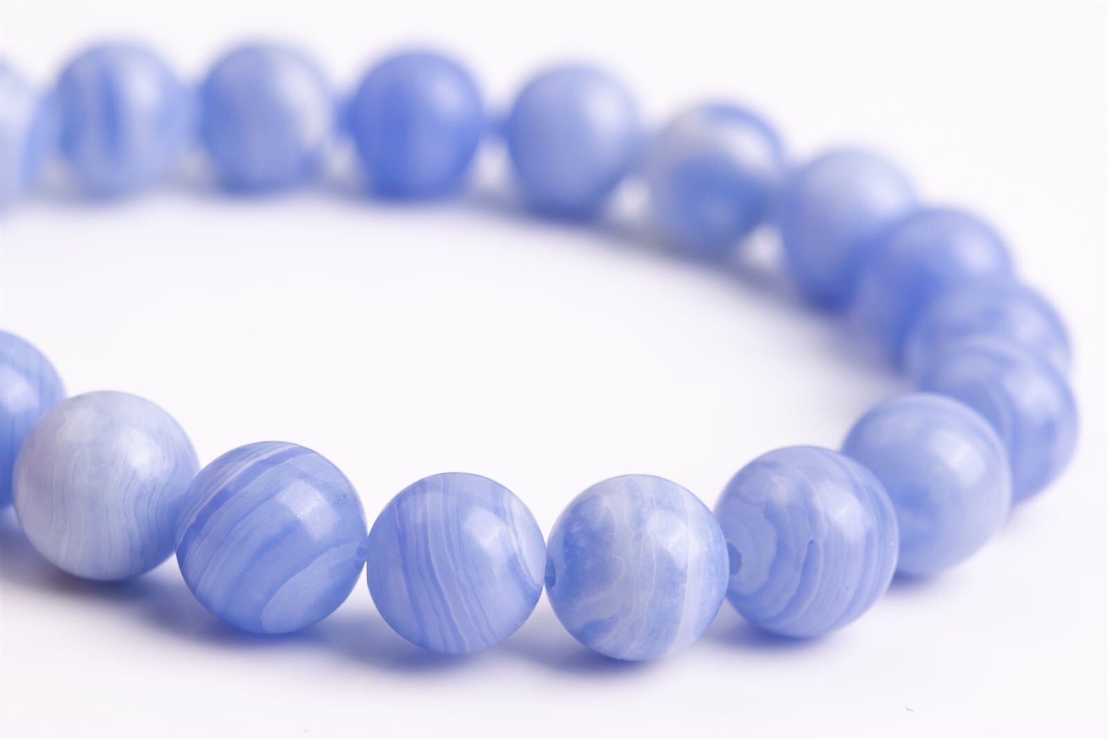 Purple Blue Lace Stone Beads Round Loose Beads 6/8/10MM