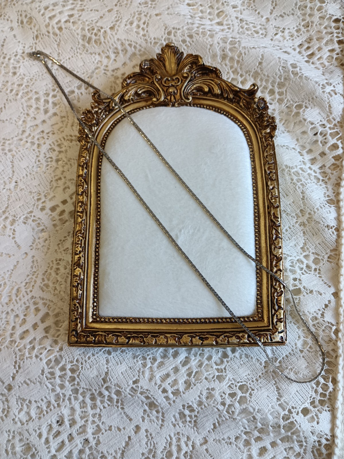 vintage Silver Tone Herringbone Chain Necklace Metal Chain Style No Stone