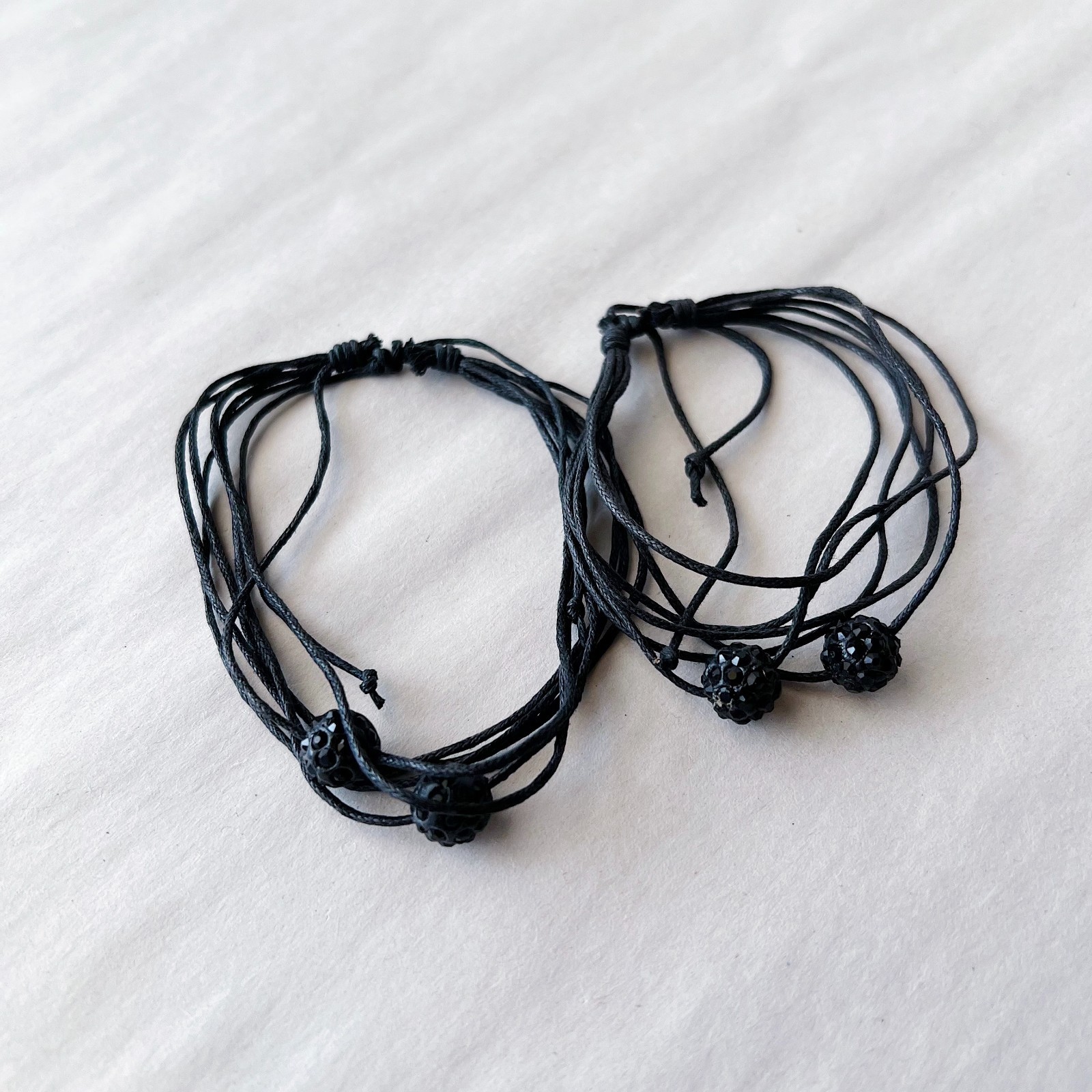 String Bracelets – YOU PICK: Red, Pink, Orange, Black, White, Green, Blue