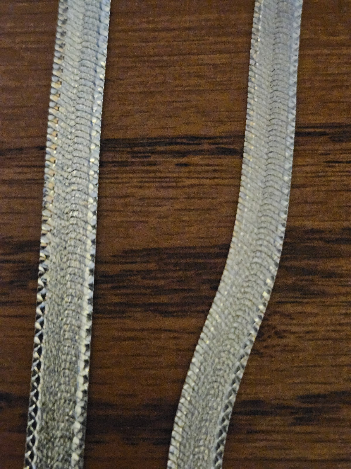 Vintage HERRINGBONE 925 STERLING SILVER NECKLACE 25gr & MATCHING BRACELET 14gr
