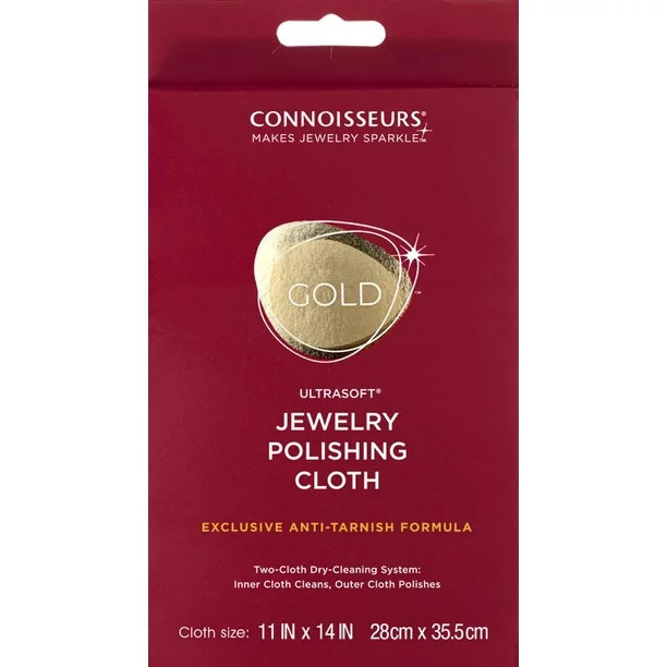 Connoisseurs Gold Polishing Cloth Jewelry Cleaner GREAT VALUE!!!!