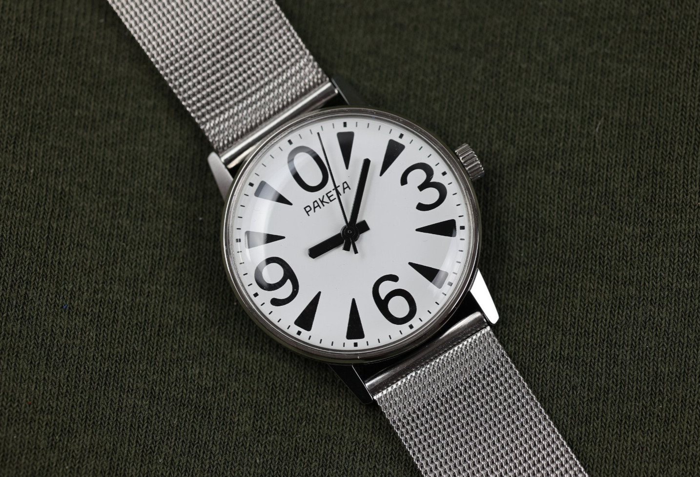 Soviet Quartz watch Big Zero 35mm / Exclusive Rare unisex watch USSR Quartz
