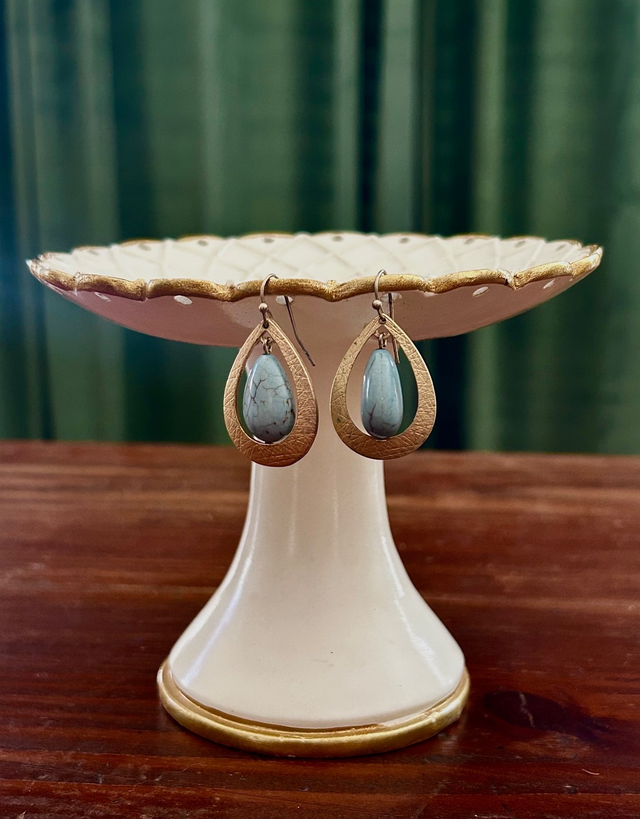 Turquoise drop earrings