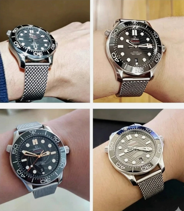 Short Length !!! 20mm Braided Stainless Mesh Band For Omega Seamaster 300M