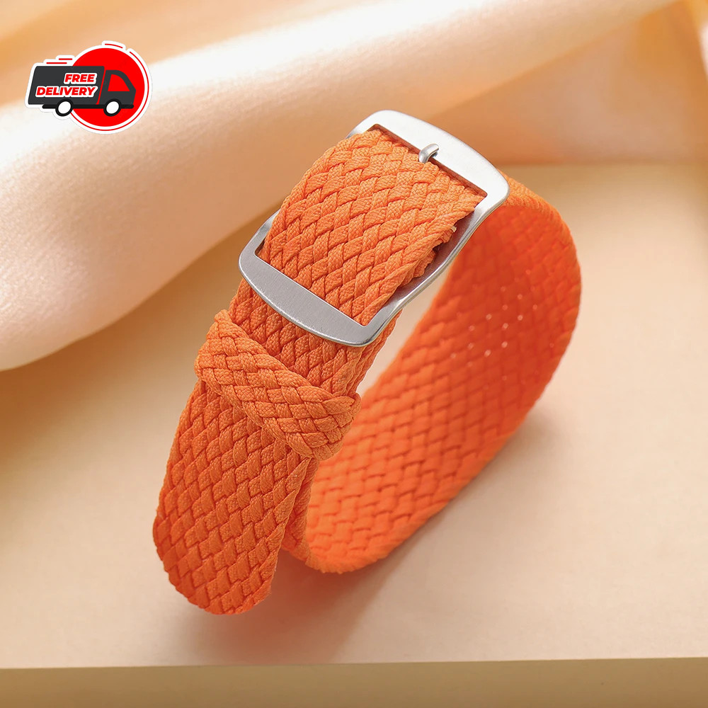 Premium Nylon Canvas Woven Watch Strap Band Universal 14/18/20/22mm Replacement