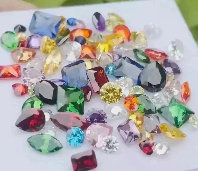 Certified 55 Ct+ Mix Cut Multicolor Natural Cambodian Zircon Lot Loose Gemstone