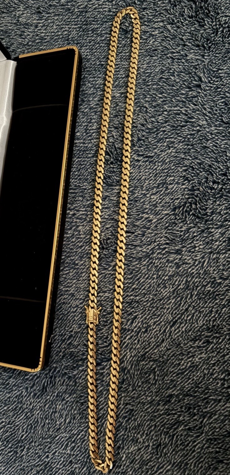 10k Solid Gold Cuban Chain Jesus Pendant Bracelet Figaro Rope Mariner 14k 18k