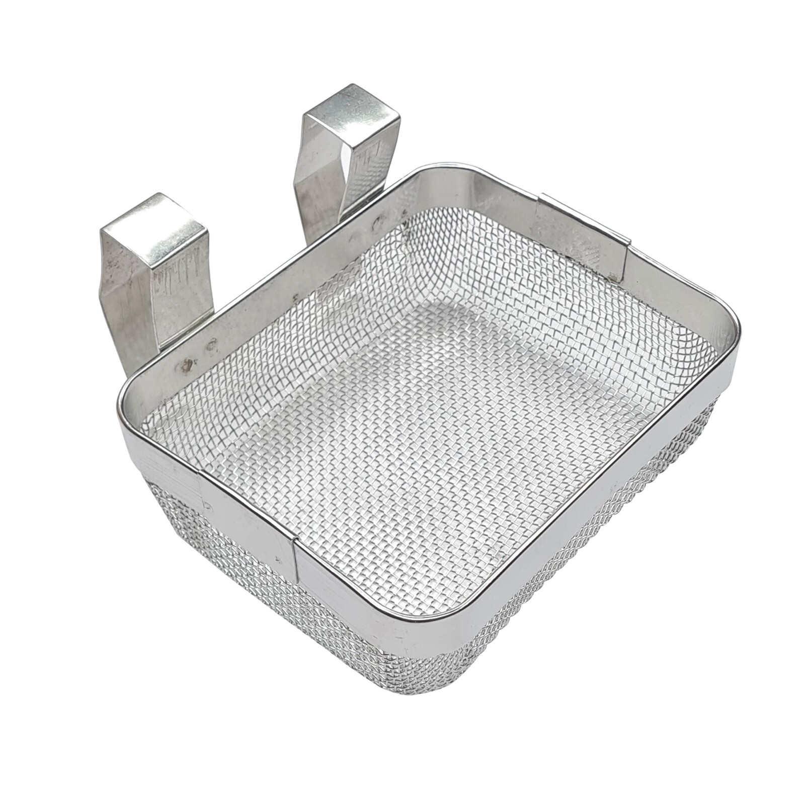 5″ x 4″ x 1.75″ Stainless Steel Fine Mesh Ultrasonic Cleaner Basket Jewelry
