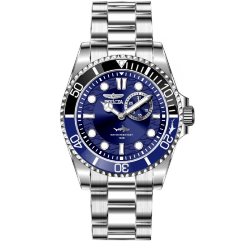 Invicta Pro Diver Men’s Watch Blue Dial Quartz Analog Stainless Steel Dive Style