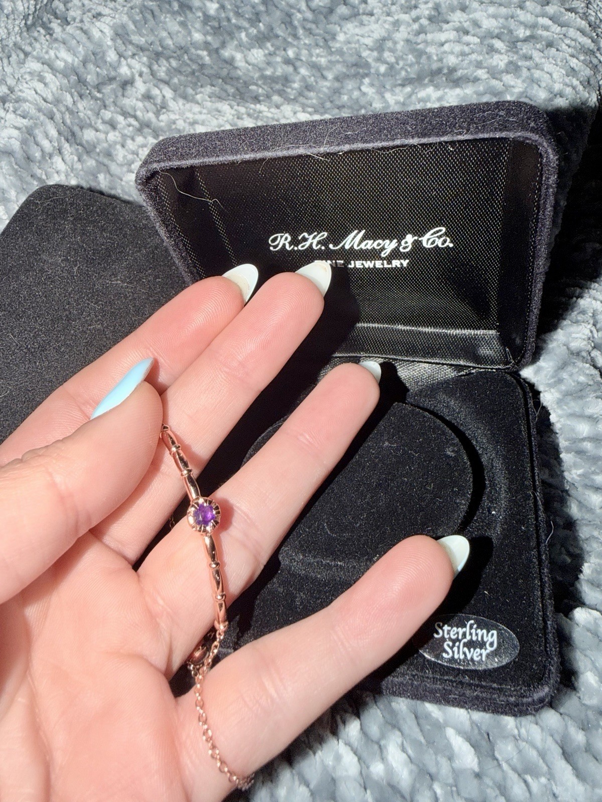 Limited Edition, Macy’s Fine Jewelry, Amethyst Birthstone Bracelet