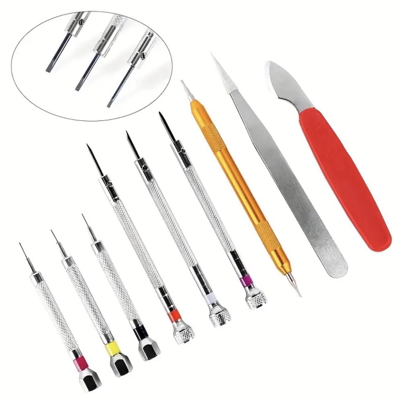 Watch Repair Tool Kit Link Remover Case Opener Battery Replacement Set