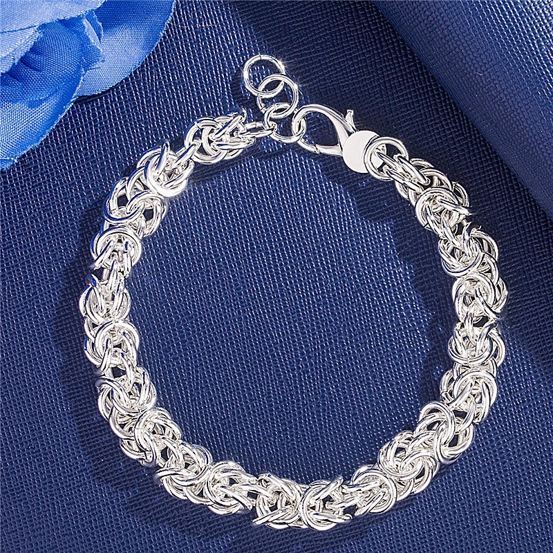Bracelet Titanium Steel Cable Chain Women Men 8mm Width 7.5″ Length Bracelet