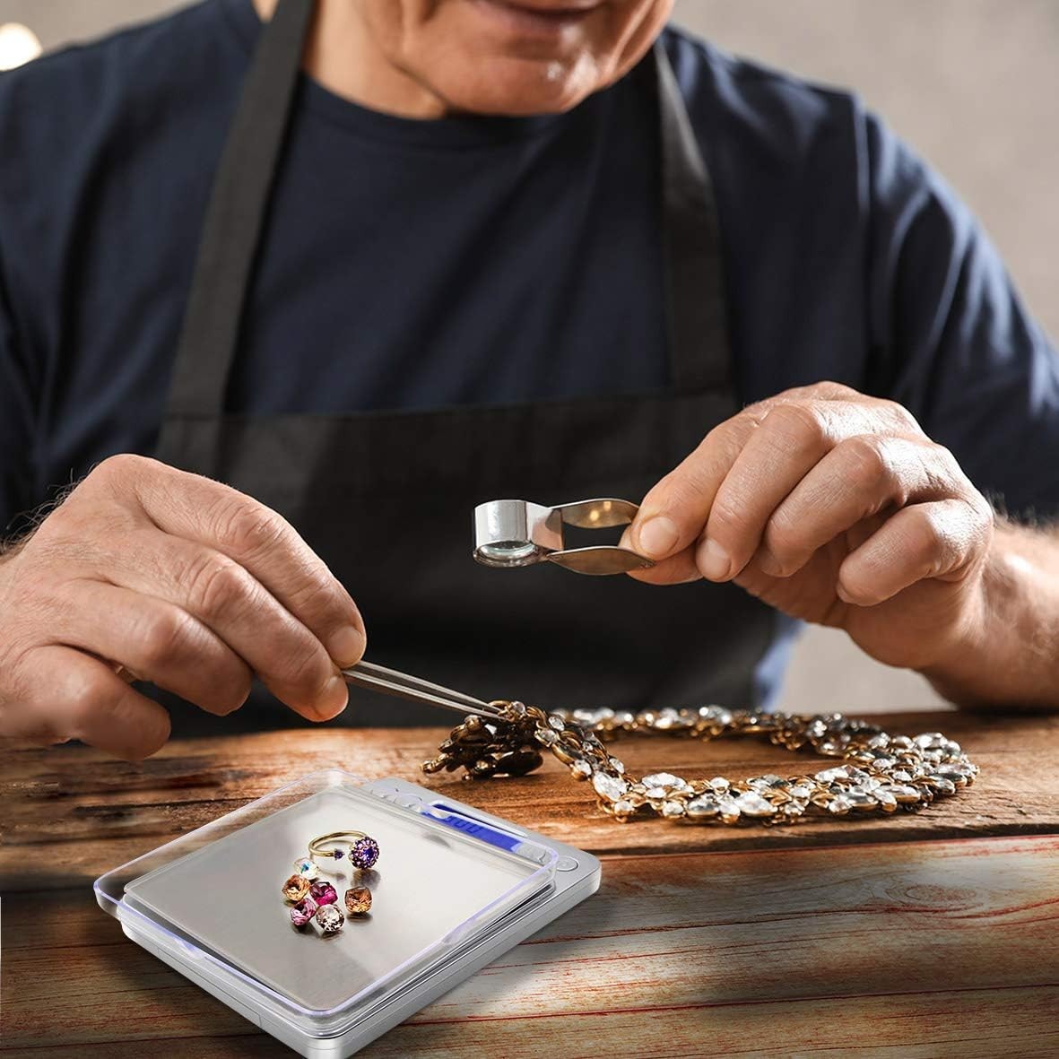 Mini Digital Scale with 0.01g Accuracy – Perfect for Herbs, Gold, and Food Items