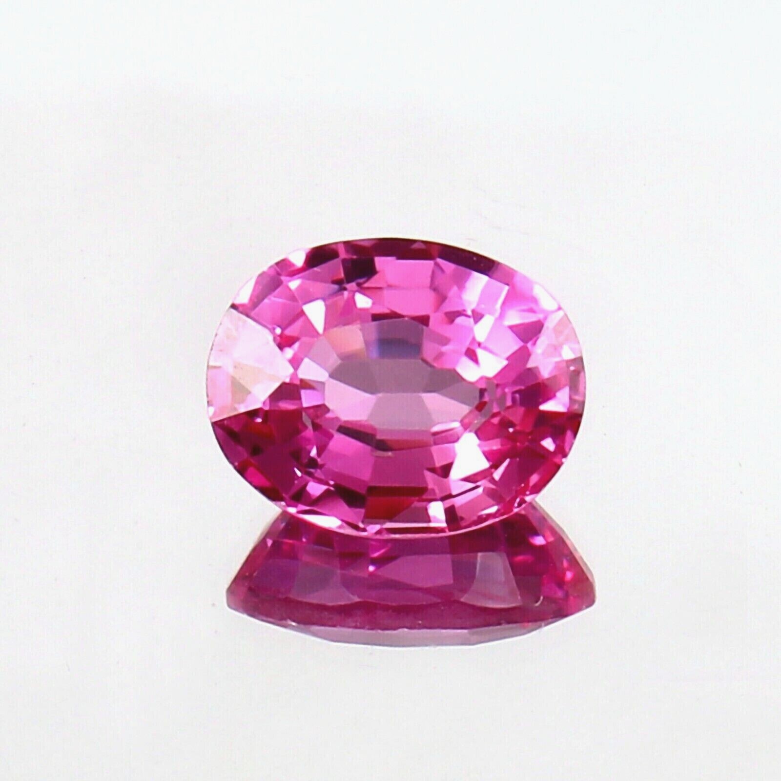 AAA 10×8 MM Natural Flawless Ceylon Pink Sapphire Loose Oval Gemstone Cut