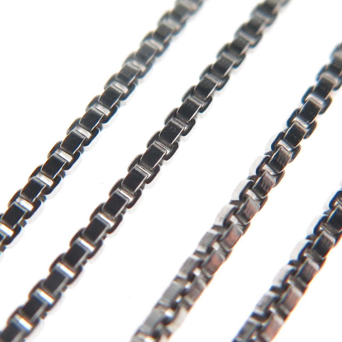 925 Sterling Silver Italy Box Chain Necklace 20″