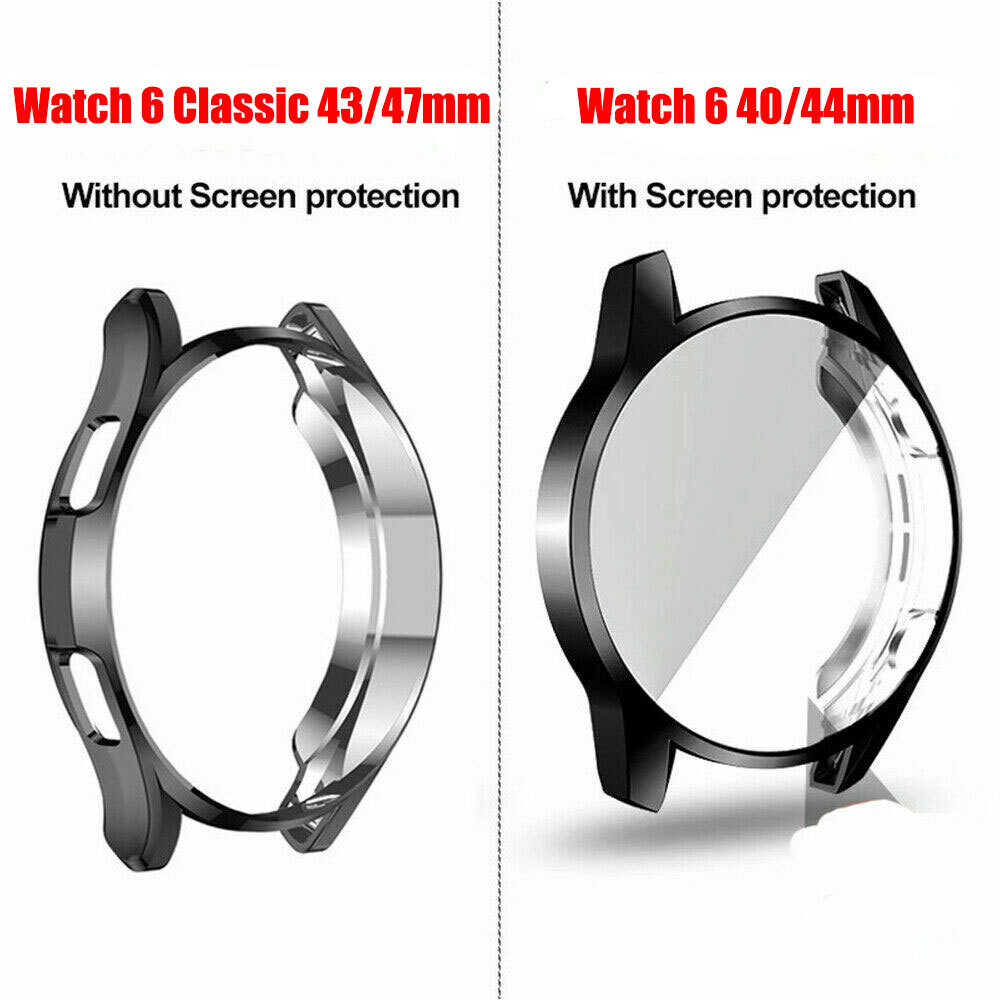 TPU Case+Metal Band Strap For Samsung Galaxy Watch 7 6 5 4 40/44mm Classic43/47