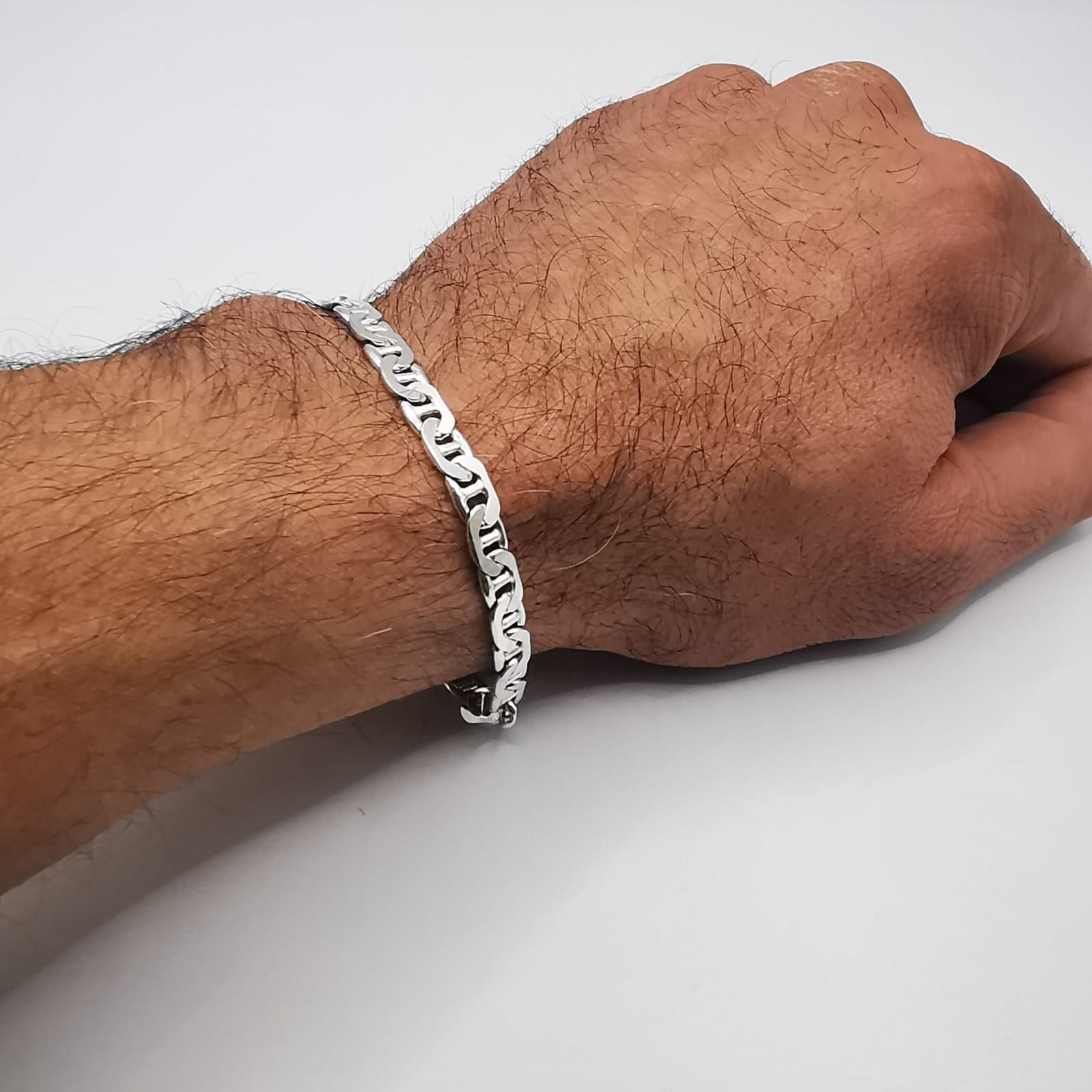 Vintage 925 Sterling Silver Handmade Bracelet Women’s Chain 22cm 15.73g Gift