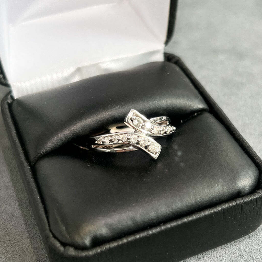 0.25 Carat Prong Set Real Diamond Womens Ring