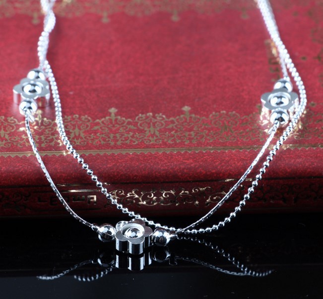 ADJUSTABLE Silver Anklet Bracelet Barefoot Sandal Beach Foot Flower Chain AG
