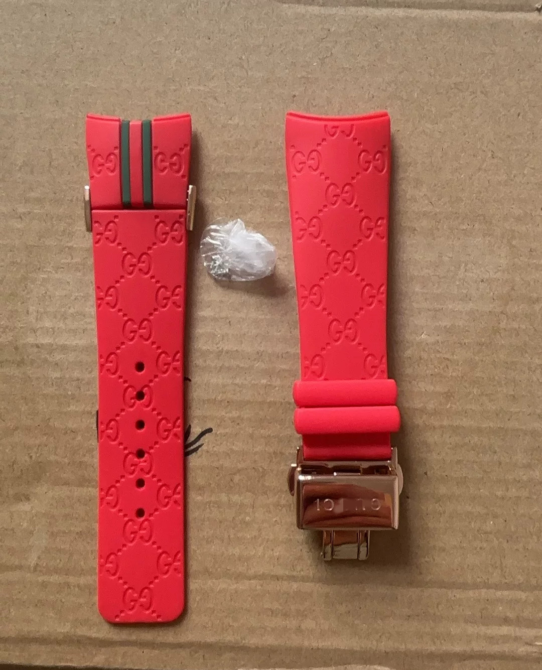 Red 26MM For I-Gucci Rubber replacement Watch Strap Digital Men’s Watch YA114207