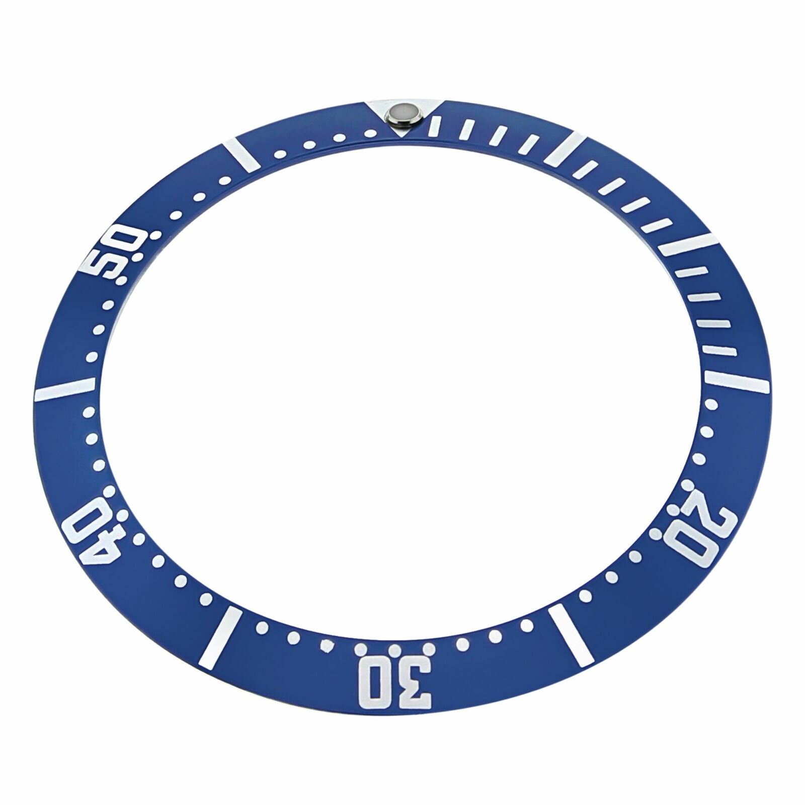 For Casio MDV106 Blue Replacement Bezel Insert 40.9mm x 32.70mm Diver Watch