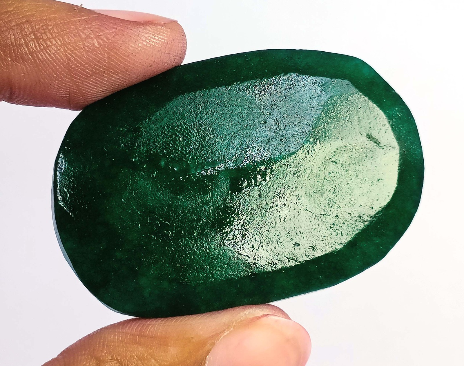 Beautiful Quality Natural Green Emerald 106 Ct Oval Shape IGL Gemstone 6AHL