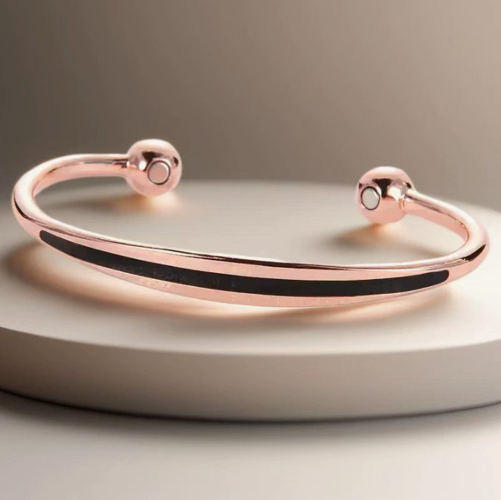 Pure Copper Magnetic Therapy Ball Bracelet High Power Arthritis Pain Relief Cuff
