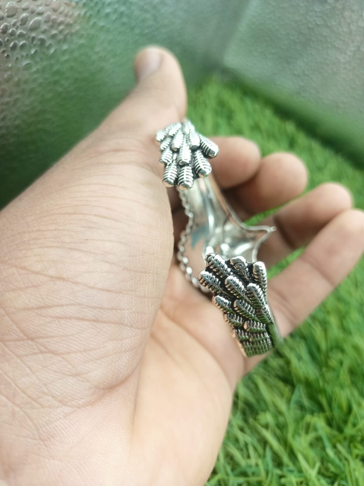 Eagle Cuff 925 Sterling Silver Handmade Jewelry Eagle Cuff Bracelet Size-ADJ”