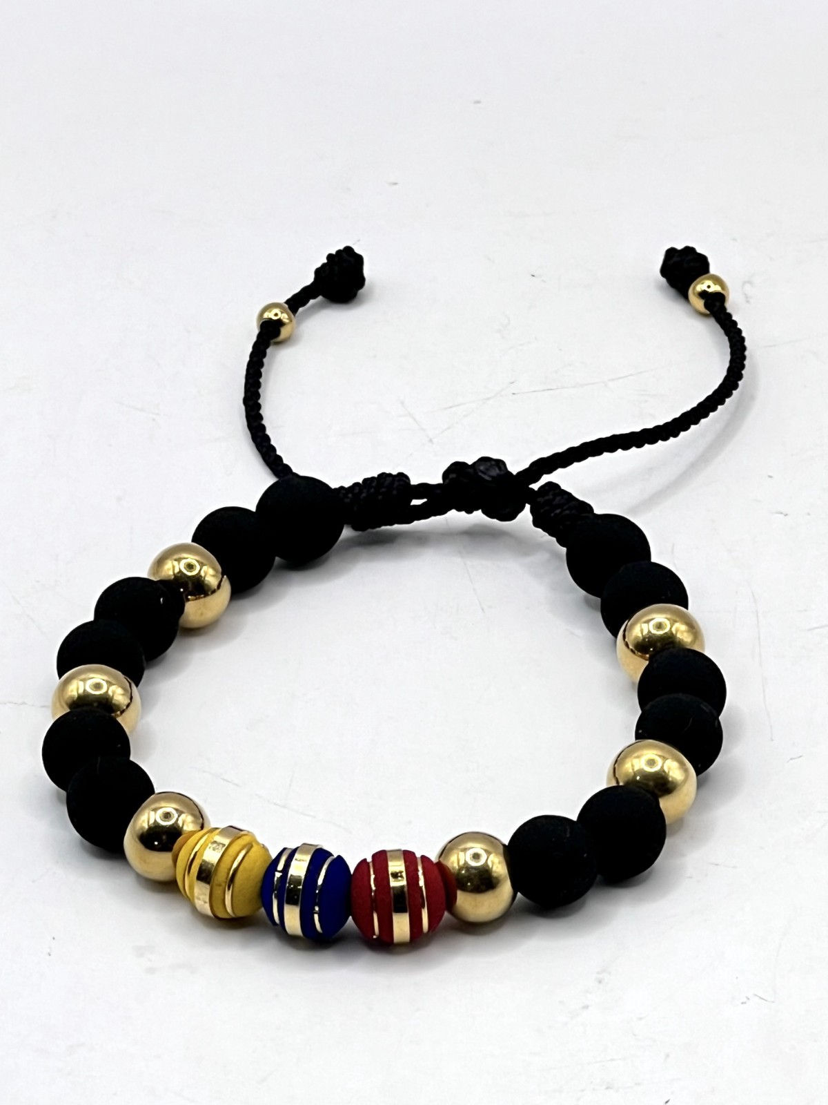 Handmade in Colombia – Colombian Beaded Bracelet Adjustable & Artist Made NEW!