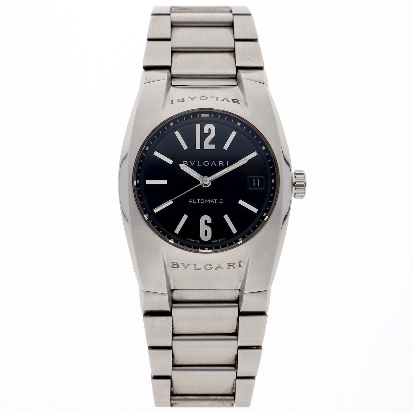 BVLGARI EG35S Elgon black Dial Automatic Stainless Steel Men’s