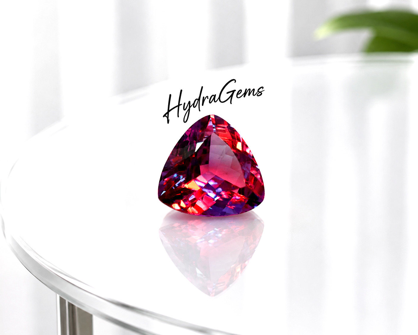 10.25Ct Trillion Cut Color Changing Alexandrite Natural Certified Loose Gemstone