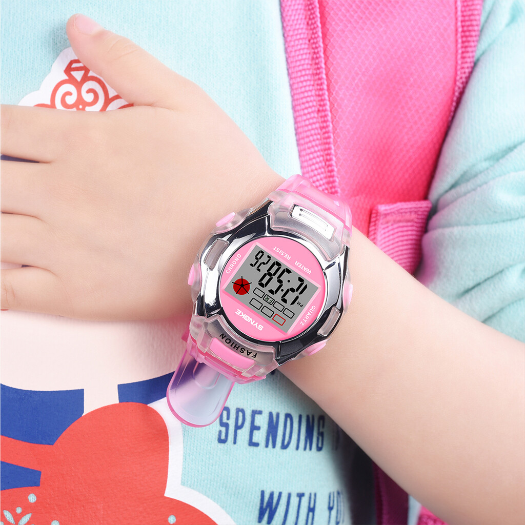 Kids Digital Electronic Watch Waterproof Children Boys Girls Sports LED Watches