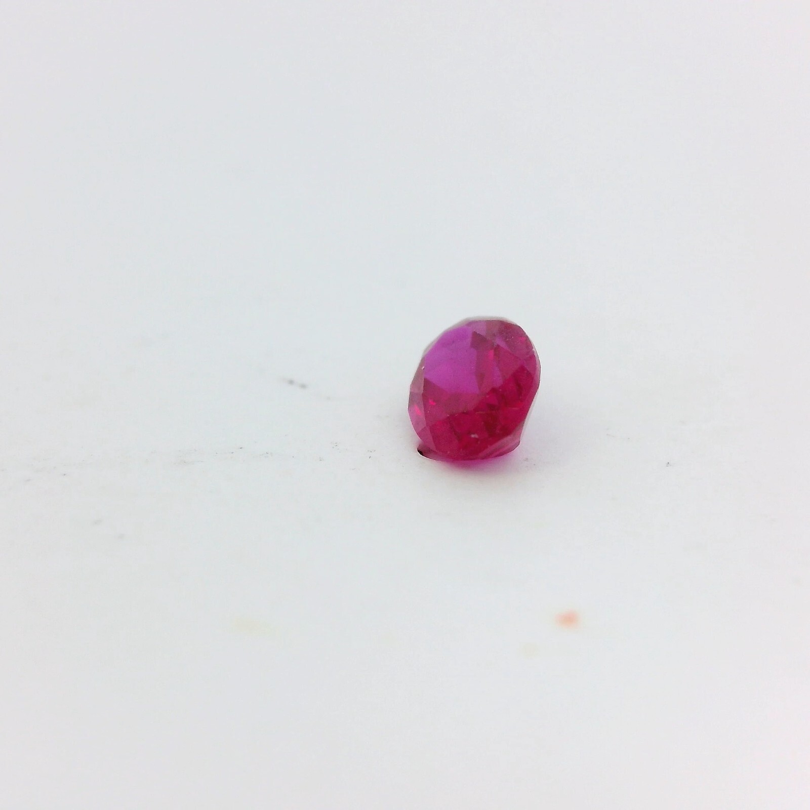 0.75ct Loose Oval Cut Lab Created Ruby Gemstone 6 x 4mm