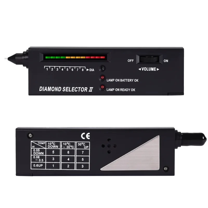 Portable Diamond Tester Selector Illuminated Jewelry Gemstone Testing Tool Kit